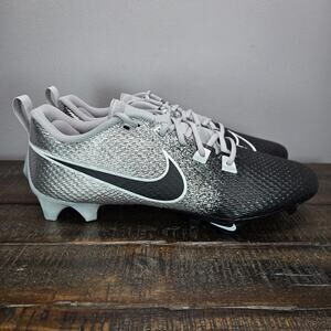 NEW Nike Vapor Edge Speed 360 2 Mens 14 Football Cleats Silver/Black DA5455-003